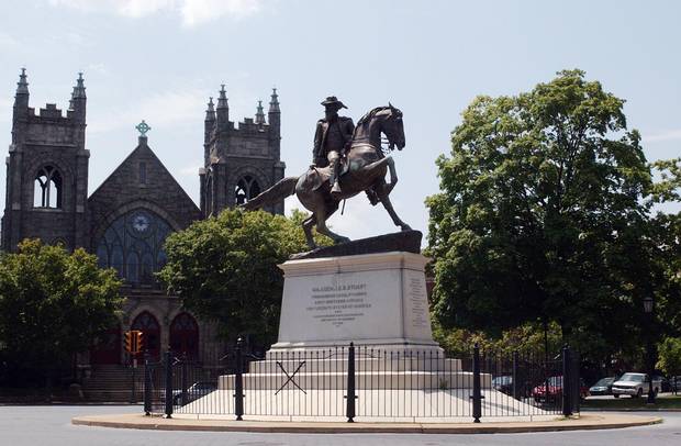 The Gen. J.E.B. Stuart Monument.