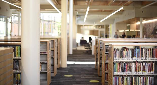 Conversations and interaction are acceptable at the new Albion branch, which is divided into various spaces, helping sound to dissipate. ‘That’s old too, the idea of being shushed in the library,’ says Susan Martin, Toronto Public Library’s manager of branch capital planning and implementation.