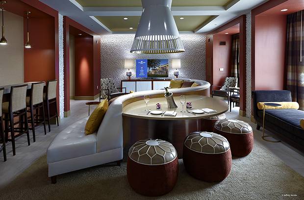 Parlor of the Palm Springs Suite.