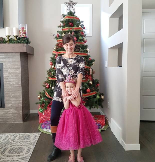 9 - Avery and I going to a Christmas Princess tea