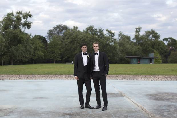 Tim and Matt’s wedding day.