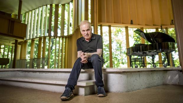 Dr. Stewart, shown in August, 2014, opened his home for intimate salons and charity fundraising events.
