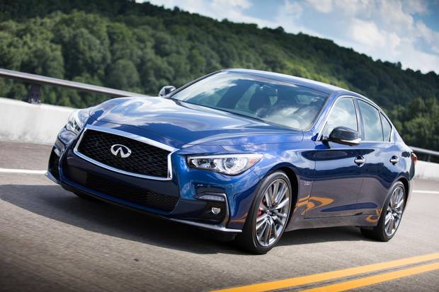 The 2018 Infiniti Q50 sports sedan.