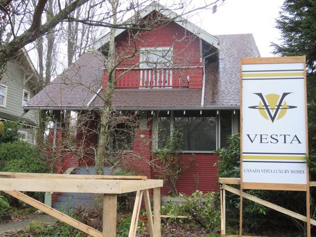 Heritage-C listed house slated for demolition, 4255 W. 12th Ave., Vancouver