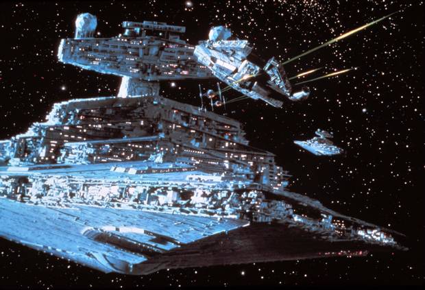 A scene from The Empire Strikes Back.