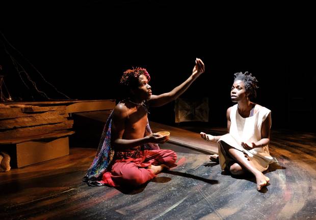 Lukumi is the third in a set of plays that d’bi.young calls The Orisha Trilogy and the most ambitious – an Afro-futurist Dub Opera with a nine-person cast and four-piece band.