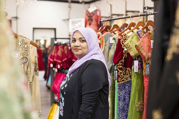 Arifa Bibi Azad, 53. Surrey, BC. Owner of a bridal and evening-wear boutique. Fiji-Canadian.