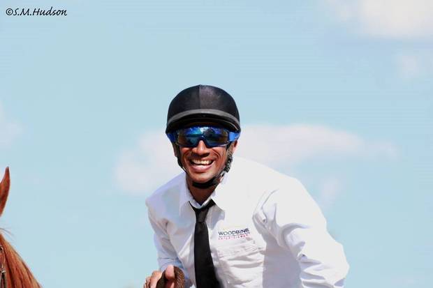 Darren Fortune during a light-hearted moment at Queen’s Plate in 2016.