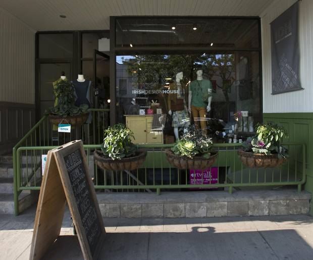 Irish Design House, located at 756 Queen St. East.