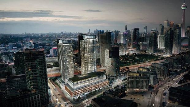 An artist’s concept of the Loblaw Groceterias redevelopment, to be named West Block.