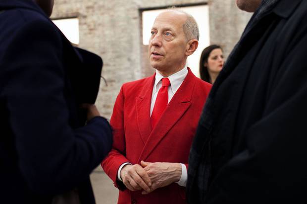 Knight Landesman attends an art exhibition opening in New York on Dec. 16, 2011.