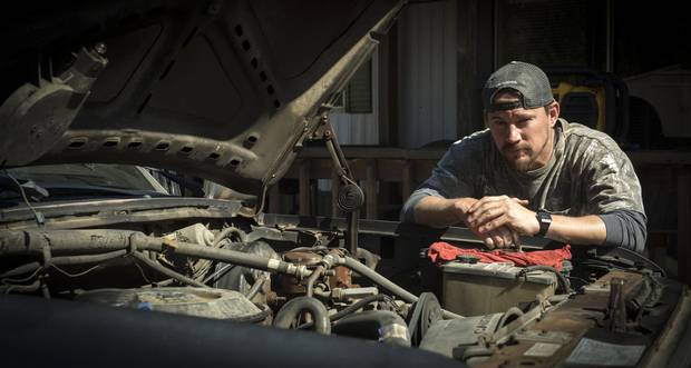 Channing Tatum in Logan Lucky.