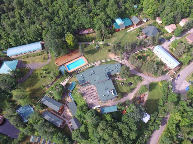 The camp is located about hour north of Montreal.