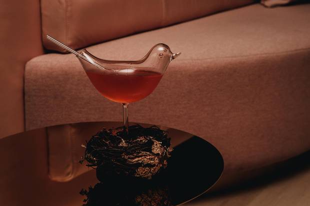 The Pretty Bird cocktail.