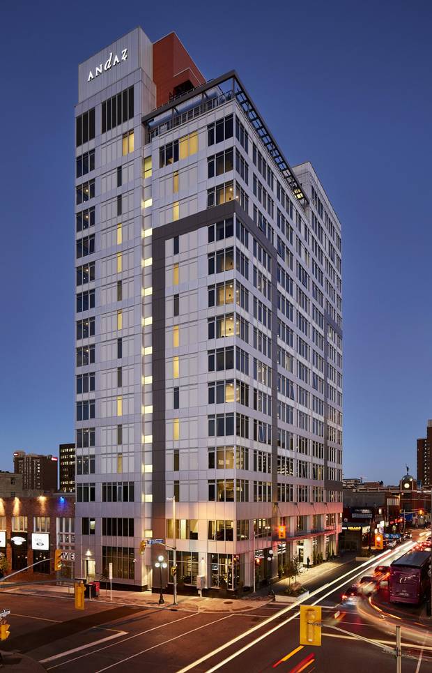 Andaz Ottawa Byward Market on Dalhousie Stret.
