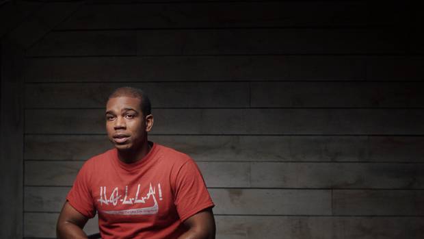 Cory Greene speaks in the documentary, 13th.