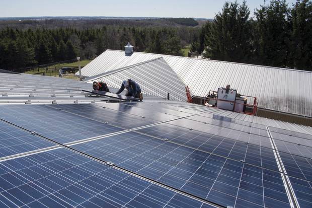 Many Ontario renewable-energy companes, such as Osborne Solar Solution, are finding they can get by without subsidies, thanks to lowered costs.