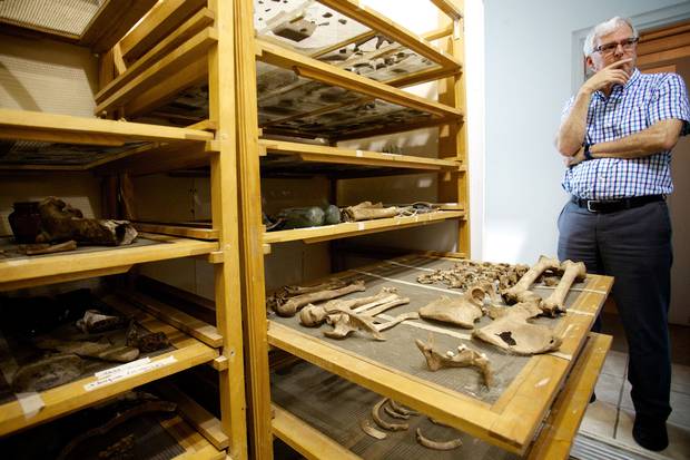 Hydro-Québec archeologist André Burroughs says the remains unearthed could end up at the Mount Royal Cemetery, which is where many caskets from the St. Lawrence Burial Ground – usually those of wealthy people – ended up when the site was abandoned.