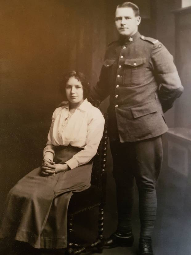 George Seadon and his wife, Bertha, in 1916.