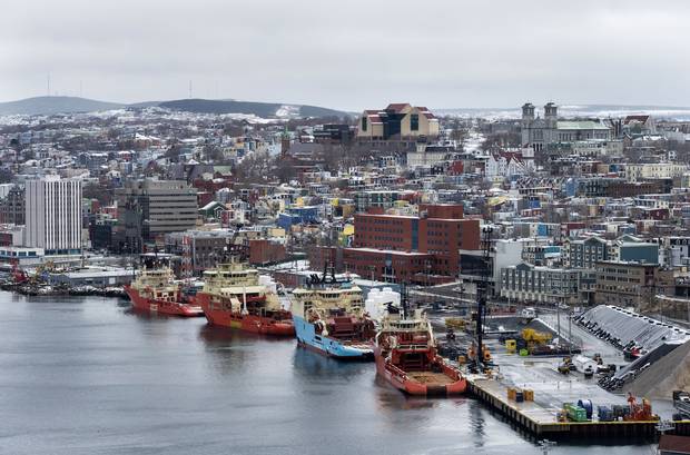 The harbour in St. John's.
