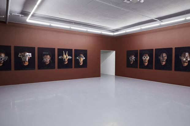 A piece by artist Cyrus Kabiru at the Zeitz museum.