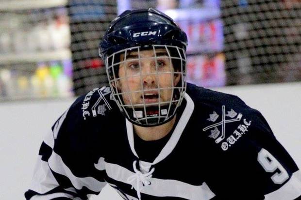 Canadian Nick Anstett played hockey for Oxford’s team while taking his MBA at the British school.