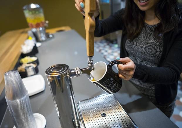 What would a co-working space be without free-flowing beer in the kitchen?