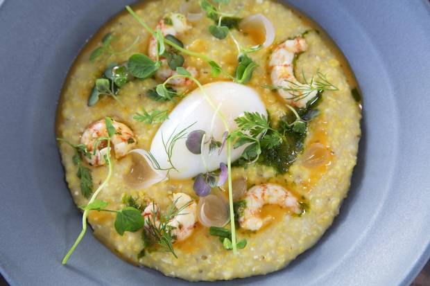 Shrimp and grits.