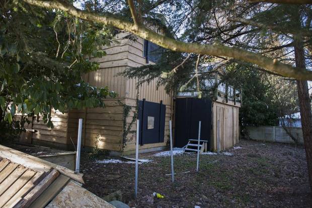 The back of a house located at 8611 Cook Rd. in Richmond, B.C.