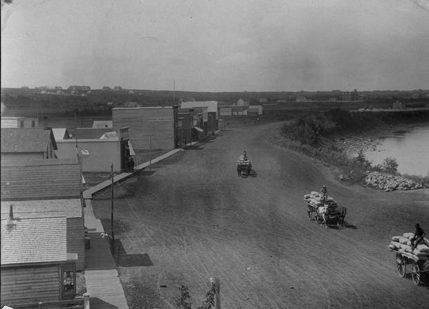 Prince Albert, Sask., seen in 1891, is near Batoche, the site where Robert Armstrong accepted Riel’s surrender.