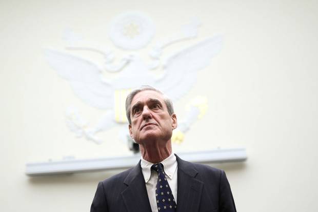 Robert Mueller, then the FBI director, arrives at a hearing before the House Judiciary Committee on Capitol Hill on June 13, 2013.
