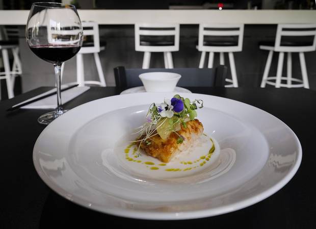 Tamarind glazed cod.