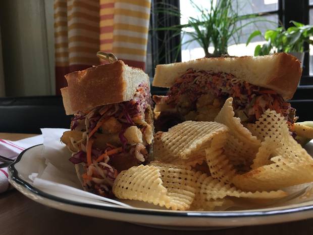 The new Ace Hotel offers a Pastrami sandwich loaded with french fries, coleslaw and aged provolone - an homage to a Pittsburgh classic.