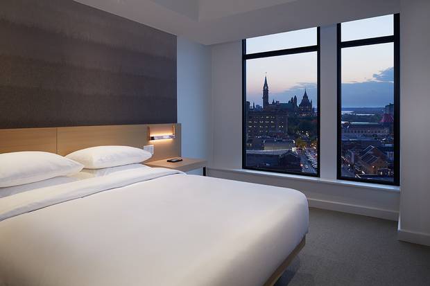 City view rooms at Andaz Ottawa