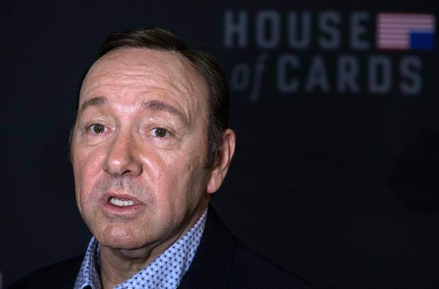 Feb. 23, 2016: Kevin Spacey arriving for the Season 4 premiere screening of House of Cards in Washington.