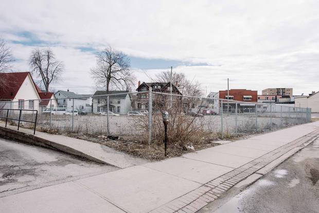 The site of a proposed student housing development in Kingston, Ont., from a syndicated mortgage lender that was forced into receivership last year.