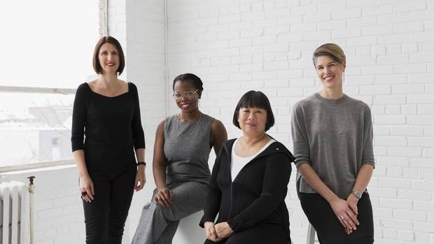 From left, architects Heather Dubbeldam, Camille Mitchell, Brigitte Shim and Megan Torza.