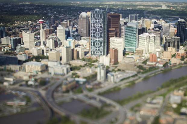 Downtown Calgary.