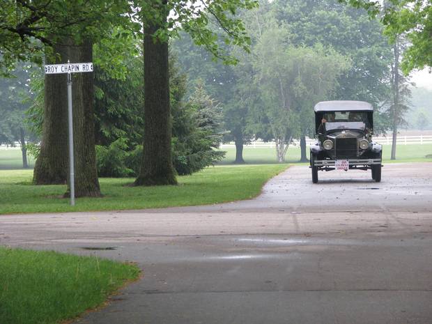 A 1926 Model T hits the road.