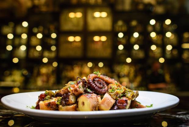 A Pacific octopus dish at Nightingale in Vancouver on Sept. 7, 2016. 