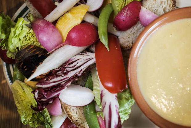 Bagna Cauda at Savio Volpe in Vancouver.