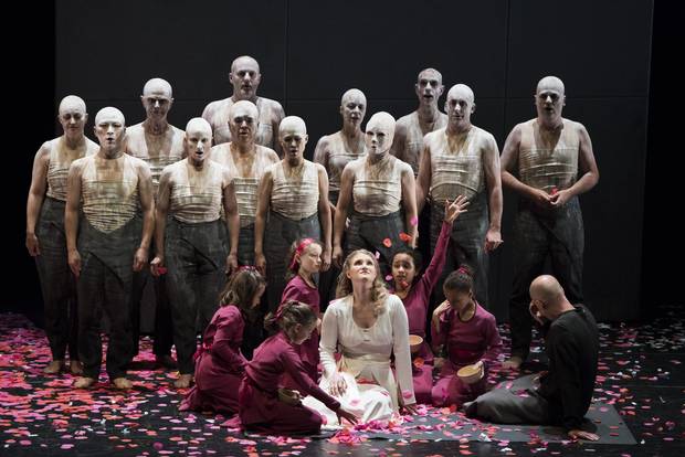 Jane Archibald, centre, in the Opra de Lyon production of The Abduction from the Seraglio.
