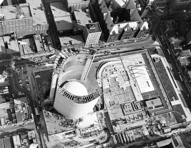 City Hall under construction, Dec. 1, 1964.