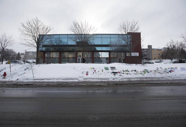 Exterior of the Centre Culturel Islamique de Quebec mosque which was reopened to the community on Feb. 1, 2017.