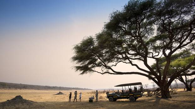 Matetsi Private Game Reserve in northern Zimbabwe.
