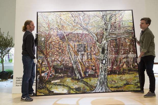 Peter Doig’s painting Rosedale, 1991, leads the Phillips May Evening Sale in New York on May 18.