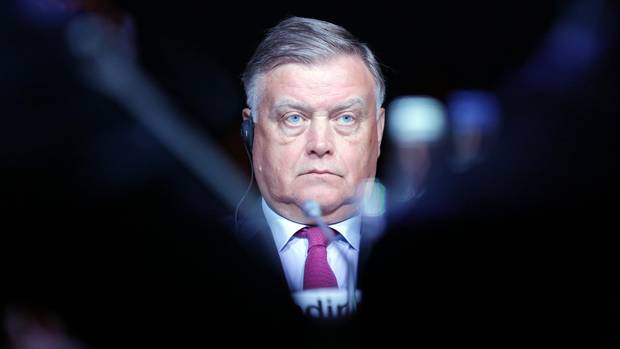 Vladimir Yakunin, chief executive officer of OAO Russian Railways, listens during a conference session on day two of the Saint Petersburg International Economic Forum 2012 (SPIEF) in Saint Petersburg, Russia, on Friday, June 22, 2012.