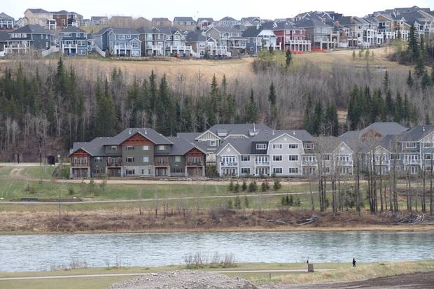 New housing developments, Cochrane, Alta.