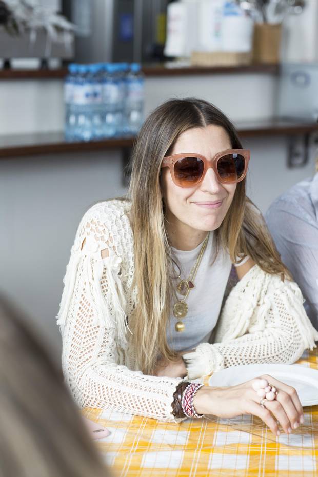 Designer Ulla Johnson works with a Peruvian company called Ecotintes to create naturally-dyed yarns that are handloomed into chic knits.