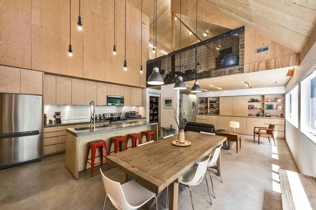 The plywood-walled Moore Studio in Hubbards, N.S.